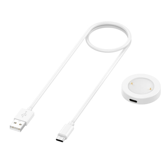 For Honor Watch 5 USB Port Split Magnetic Watch Charging Cable(White)