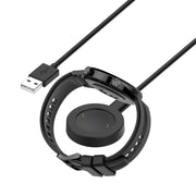 For Honor Watch 5 USB Port Split Magnetic Watch Charging Cable(Black)