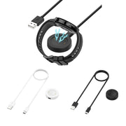 For Honor Watch 5 USB Port Split Magnetic Watch Charging Cable(Black)