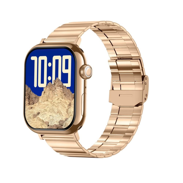 KL08 2.04 inch Color Screen Smart Watch Steel Strap, Support Bluetooth Call(Gold) - Smart Watches by PMC TechLife | Online Shopping South Africa | PMC TechLife | Buy Now Pay Later Mobicred