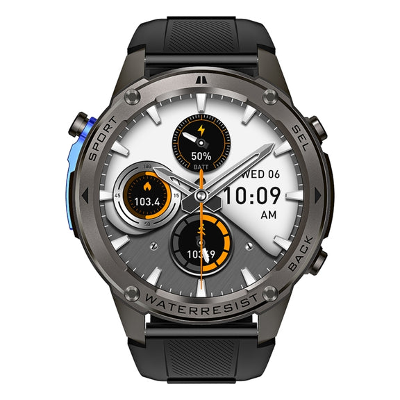 DM56 1.43 inch Color Screen Smart Watch, Support Bluetooth Call / Wellness Tracking(Black)
