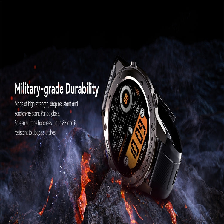 DM56 1.43 inch Color Screen Smart Watch, Support Bluetooth Call / Wellness Tracking(Black)