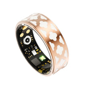 R10M SIZE 12 Smart Ring, Support Heart Rate / Blood Oxygen / Sleep Monitoring / Multiple Sports Modes(Rose Gold)