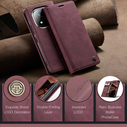 For Redmi Note 14 Pro 5G CaseMe 013 Multifunctional Horizontal Flip Leather Phone Case(Red) - free shipping - PMC Jewellery - Order now!