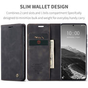 For Redmi Note 14 Pro 5G CaseMe 013 Multifunctional Horizontal Flip Leather Phone Case(Black)