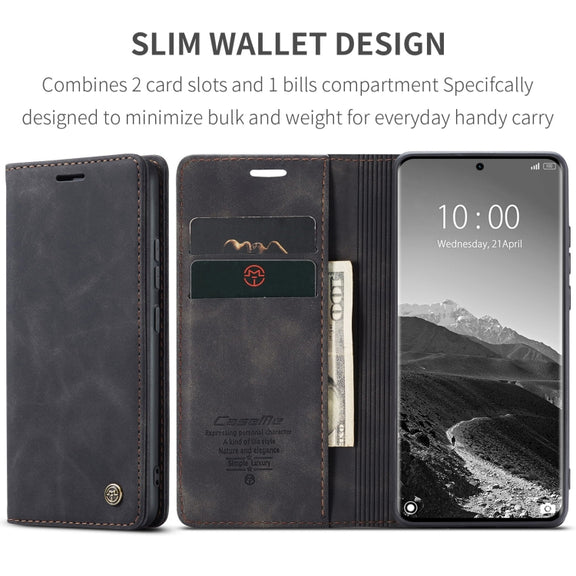 For Redmi Note 14 Pro 5G CaseMe 013 Multifunctional Horizontal Flip Leather Phone Case(Black)