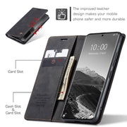 For Redmi Note 14 Pro 5G CaseMe 013 Multifunctional Horizontal Flip Leather Phone Case(Black)