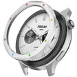 For Xiaomi Watch S4 Tempered Glass Film Hybrid Stainless Steel Watch Protective Ring(Silver Rainbow) - free shipping - PMC TechLife - Order now!