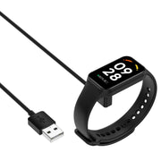 For Xiaomi Smart Band 9 Pro / 9 Active USB Interface Smart Watch Charging Cable, Length: 1m(Black)