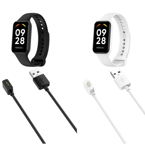 For Xiaomi Smart Band 9 Pro / 9 Active USB Interface Smart Watch Charging Cable, Length: 1m(White)