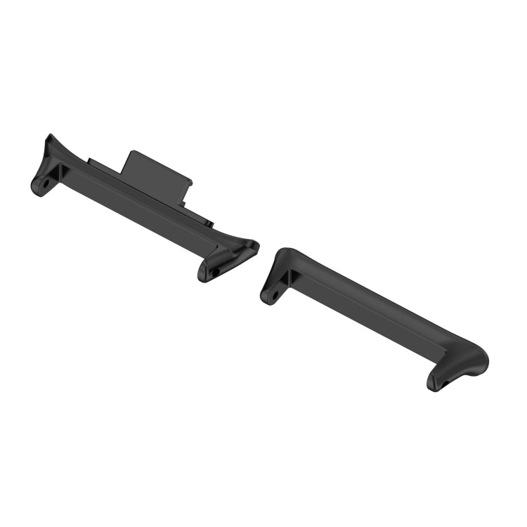 For Xiaomi Smart Band 9 Pro 1 Pair 20mm 316 Stainless Steel Metal Watch Band Connector(Black) - For Xiaomi by PMc TechLife | Online Shopping South Africa | PMc TechLife | Buy Now Pay Later Mobicred
