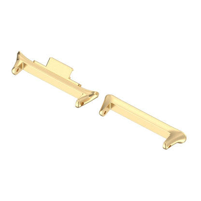 For Xiaomi Smart Band 9 Pro 1 Pair 20mm 316 Stainless Steel Metal Watch Band Connector(Gold) - For Xiaomi by PMC Jewellery | Online Shopping South Africa | PMC Jewellery | Buy Now Pay Later Mobicred
