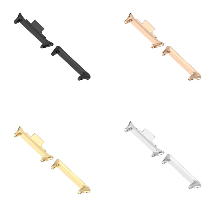 For Xiaomi Smart Band 9 Pro 1 Pair 20mm 316 Stainless Steel Metal Watch Band Connector(Gold) - For Xiaomi by PMC Jewellery | Online Shopping South Africa | PMC Jewellery | Buy Now Pay Later Mobicred