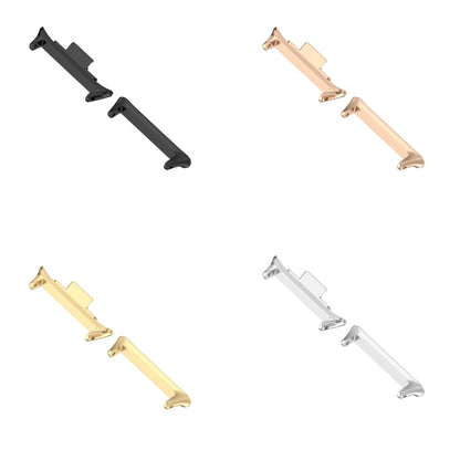 For Xiaomi Smart Band 9 Pro 1 Pair 20mm 316 Stainless Steel Metal Watch Band Connector(Gold) - For Xiaomi by PMC Jewellery | Online Shopping South Africa | PMC Jewellery | Buy Now Pay Later Mobicred