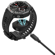 For  Amazfit T-Rex 3 / Balance Type-C / USB-C Port Watch Charger Adapter Without Charging Cable(Black)