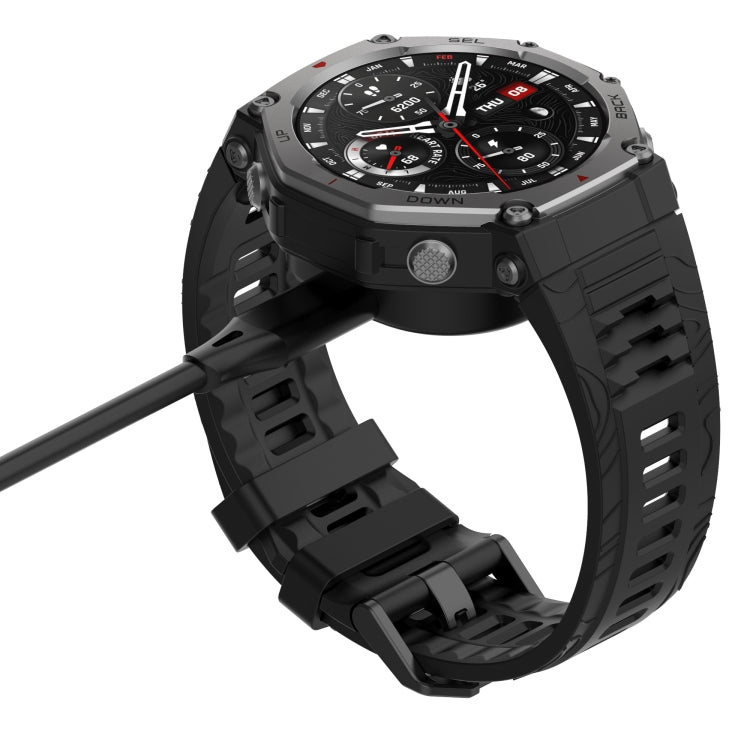 For  Amazfit T-Rex 3 / Balance Type-C / USB-C Port Watch Charger Adapter Without Charging Cable(Black)