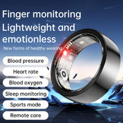 R1000 SIZE 9 Smart Ring, Support Heart Rate / Blood Oxygen / Sleep / Multiple Sports Modes(White)