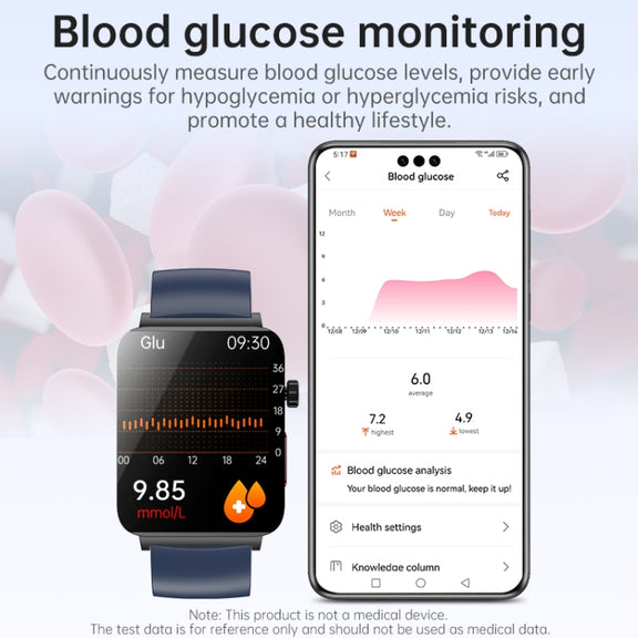 KS03 Pro 1.96 inch Color Screen Smart Watch, Support Bluetooth Call / Wellness Tracking(Silver Black)