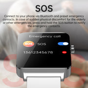 KS03 Pro 1.96 inch Color Screen Smart Watch, Support Bluetooth Call / Wellness Tracking(Black)