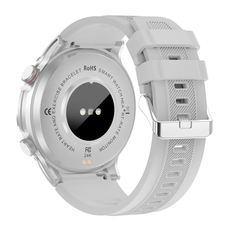 EX100 1.95 inch Color Screen Smart Watch, Support Bluetooth Call / Wellness Tracking(Silver)