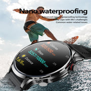 EX100 1.95 inch Color Screen Smart Watch, Support Bluetooth Call / Wellness Tracking(Black)
