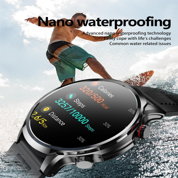 EX100 1.95 inch Color Screen Smart Watch, Support Bluetooth Call / Wellness Tracking(Silver)