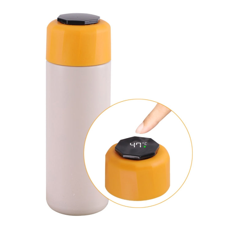 JUNSUNMAY 420ml Vacuum Insulated Water Bottle with LED Temperature Display(Beige) - free shipping - PMc TechLife - Order now!