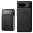 For Google Pixel 9 Suteni H19 Oil Wax 2-in-1 MagSafe Removable Card Box Back Phone Case(Black) - free shipping - PMC TechLife - Order now!