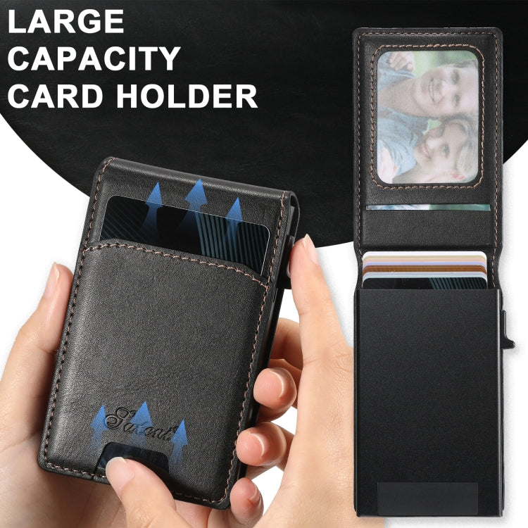 For Google Pixel 8 Pro Suteni H19 Oil Wax 2-in-1 MagSafe Removable Card Box Back Phone Case(Brown) - free shipping - PMC TechLife - Order now!