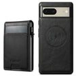 For Google Pixel 7 Suteni H19 Oil Wax 2-in-1 MagSafe Removable Card Box Back Phone Case(Black) - free shipping - PMC TechLife - Order now!