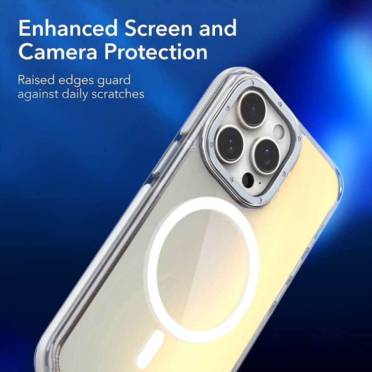 For iPhone 16e Dual-Color Gradient Discolor MagSafe Phone Case(Orange) - iPhone 16e Cases by PMC TechLife | Online Shopping South Africa | PMC TechLife | Buy Now Pay Later Mobicred
