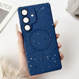 For Samsung Galaxy S25+ 5G Starry Sky TPU Shockproof MagSafe Phone Case(Dark Blue) - Galaxy S25+ 5G Cases by PMC Jewellery | Online Shopping South Africa | PMC Jewellery | Buy Now Pay Later Mobicred
