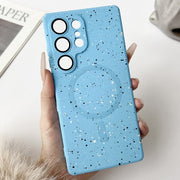 For Samsung Galaxy S25 Ultra 5G Starry Sky TPU Shockproof MagSafe Phone Case(Sierra Blue)