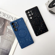 For Samsung Galaxy S25+ 5G Starry Sky TPU Shockproof MagSafe Phone Case(Sierra Blue)