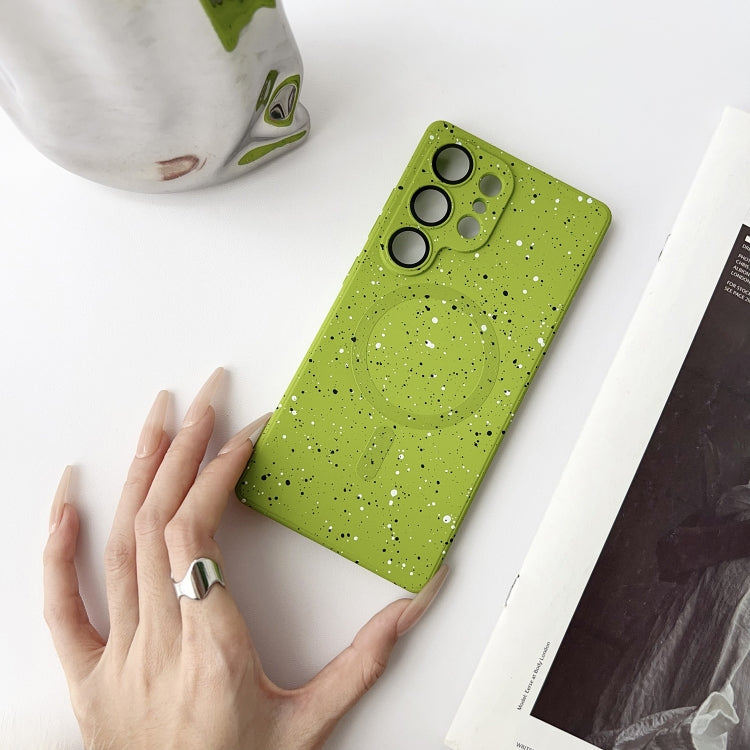 For Samsung Galaxy S25+ 5G Starry Sky TPU Shockproof MagSafe Phone Case(Sierra Blue) - Galaxy S25+ 5G Cases by PMC Jewellery | Online Shopping South Africa | PMC Jewellery | Buy Now Pay Later Mobicred