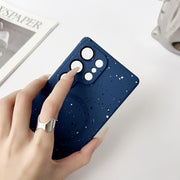 For Samsung Galaxy S25+ 5G Starry Sky TPU Shockproof MagSafe Phone Case(Sierra Blue)