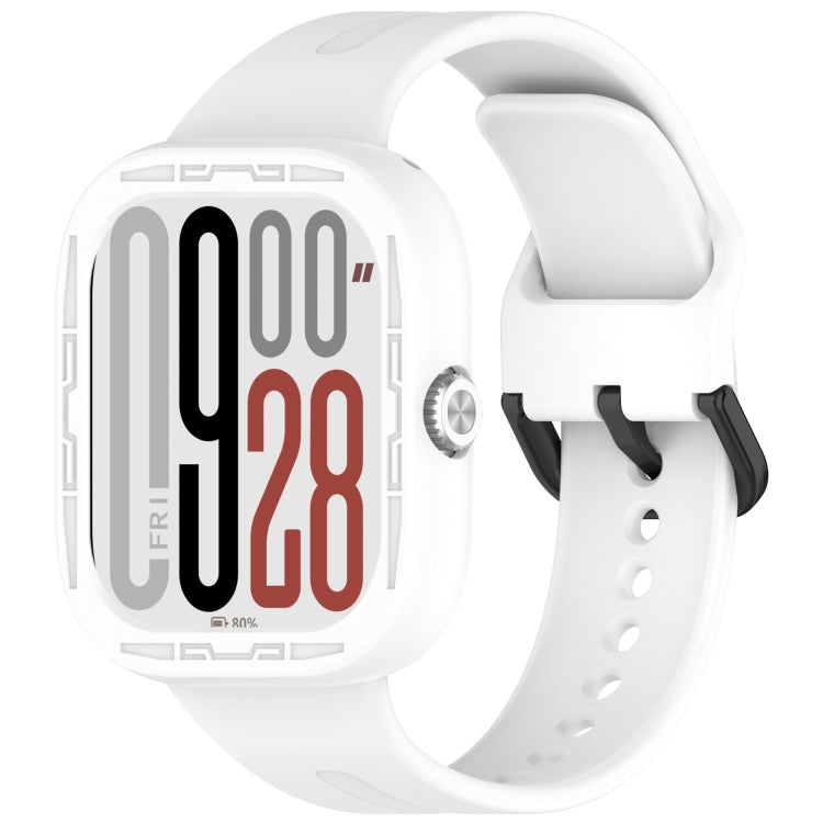 For Redmi Watch 5 eSIM Silicone Watch Protective Case(White)