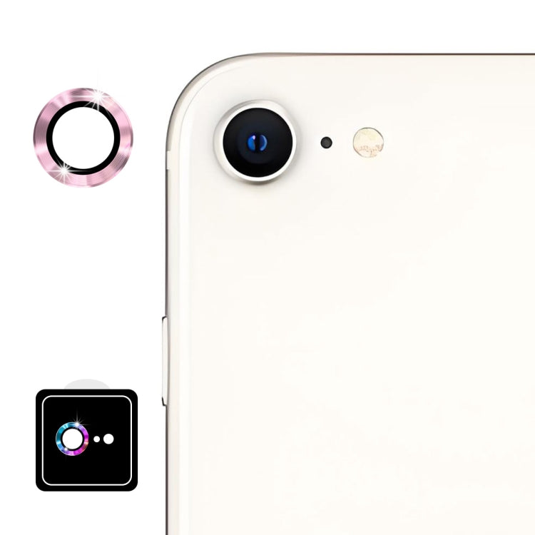 For iPhone 16e ENKAY 9H Rear Lens Aluminium Alloy Tempered Glass Film(Pink) - iPhone 16e Tempered Glass by ENKAY | Online Shopping South Africa | PMC TechLife | Buy Now Pay Later Mobicred