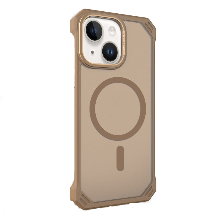 For iPhone 14 Starshield Frameless MagSafe PC Phone Case(Desert Gold) - iPhone 14 Cases by PMc TechLife | Online Shopping South Africa | PMc TechLife | Buy Now Pay Later Mobicred