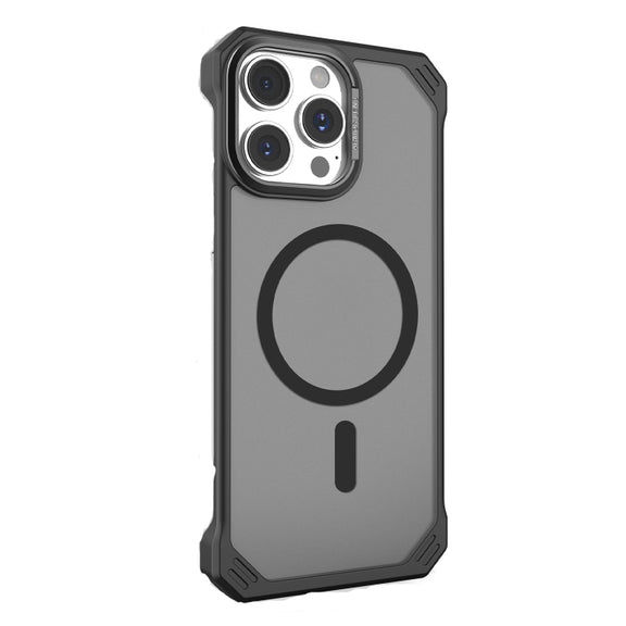 For iPhone 14 Pro Starshield Frameless MagSafe PC Phone Case(Black)