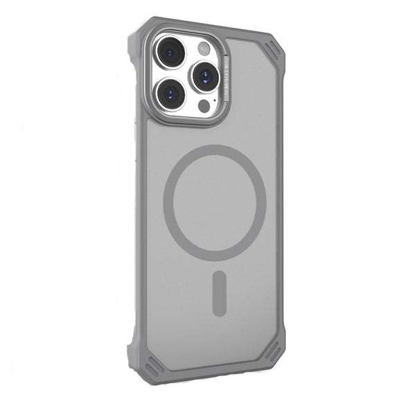 For iPhone 14 Pro Starshield Frameless MagSafe PC Phone Case(Grey)