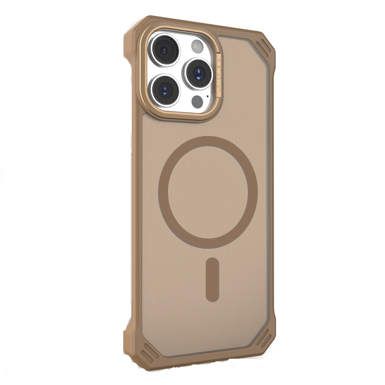 For iPhone 14 Pro Starshield Frameless MagSafe PC Phone Case(Desert Gold) - iPhone 14 Pro Cases by PMc TechLife | Online Shopping South Africa | PMc TechLife | Buy Now Pay Later Mobicred