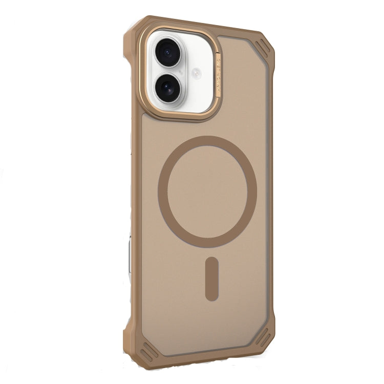 For iPhone 16 Plus Starshield Frameless MagSafe PC Phone Case(Desert Gold) - iPhone 16 Plus Cases by PMc TechLife | Online Shopping South Africa | PMc TechLife | Buy Now Pay Later Mobicred