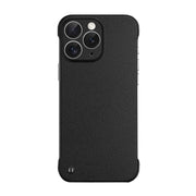 For iPhone 11 Pro Frameless Litchi Texture PC Phone Case(Graphite Black)