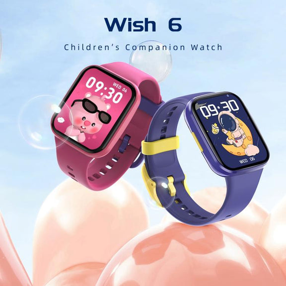 Wish 6 1.69 inch TFT Color Screen IP68 Water-resistant Children Companion Smart Watch(Pink)