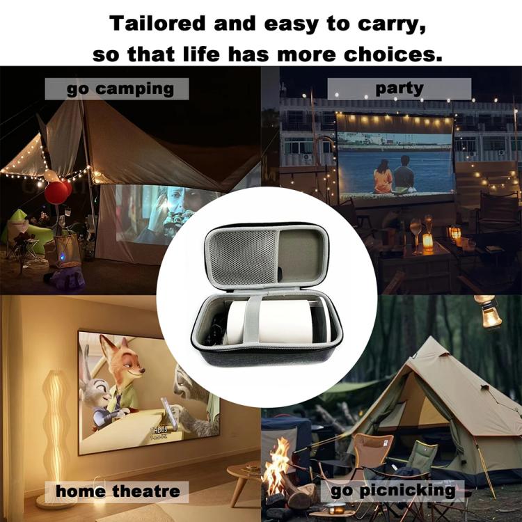 For HY300 / HY300 Pro / HY320 Portable Projector Storage Bag EVA Hard Shell Protective Case - Other by PMC TechLife | Online Shopping South Africa | PMC TechLife | Buy Now Pay Later Mobicred