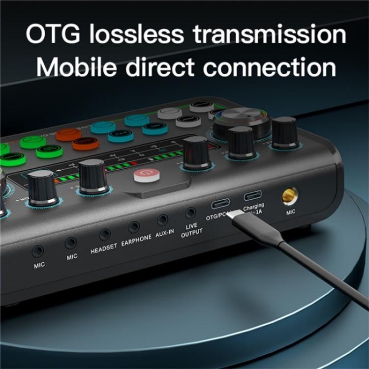 P99 Live Streaming Sound Card with DJ Mixer Voice Converter Audio Mixer - Live Sound Effects Processors by PMC TechLife | Online Shopping South Africa | PMC TechLife | Buy Now Pay Later Mobicred