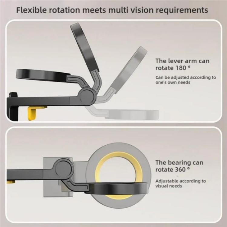 CH21 Portable Folding Travel Phone Holder Airplane Train Desktop Magnetic Phone Holder - Universal Car Holders by PMC TechLife | Online Shopping South Africa | PMC TechLife | Buy Now Pay Later Mobicred