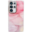 For Samsung Galaxy S25 Ultra 5G Electroplated Marble Texture Phone Case(Pink M2) - Galaxy S25 Ultra 5G Cases by PMC Jewellery | Online Shopping South Africa | PMC Jewellery | Buy Now Pay Later Mobicred
