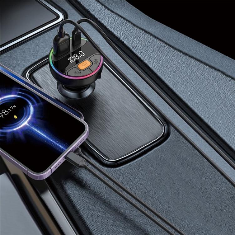 C9S QC3.0 PD 30W Charger FM Transmitter Multifunctional Bluetooth Car MP3 Player - Bluetooth Car Kits by PMC TechLife | Online Shopping South Africa | PMC TechLife | Buy Now Pay Later Mobicred